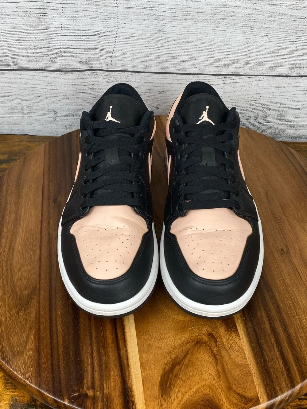 Nike Air Jordan 1 Low Black Crimson Tint Men’s Shoe 553558-034 Sneaker Size 10.5